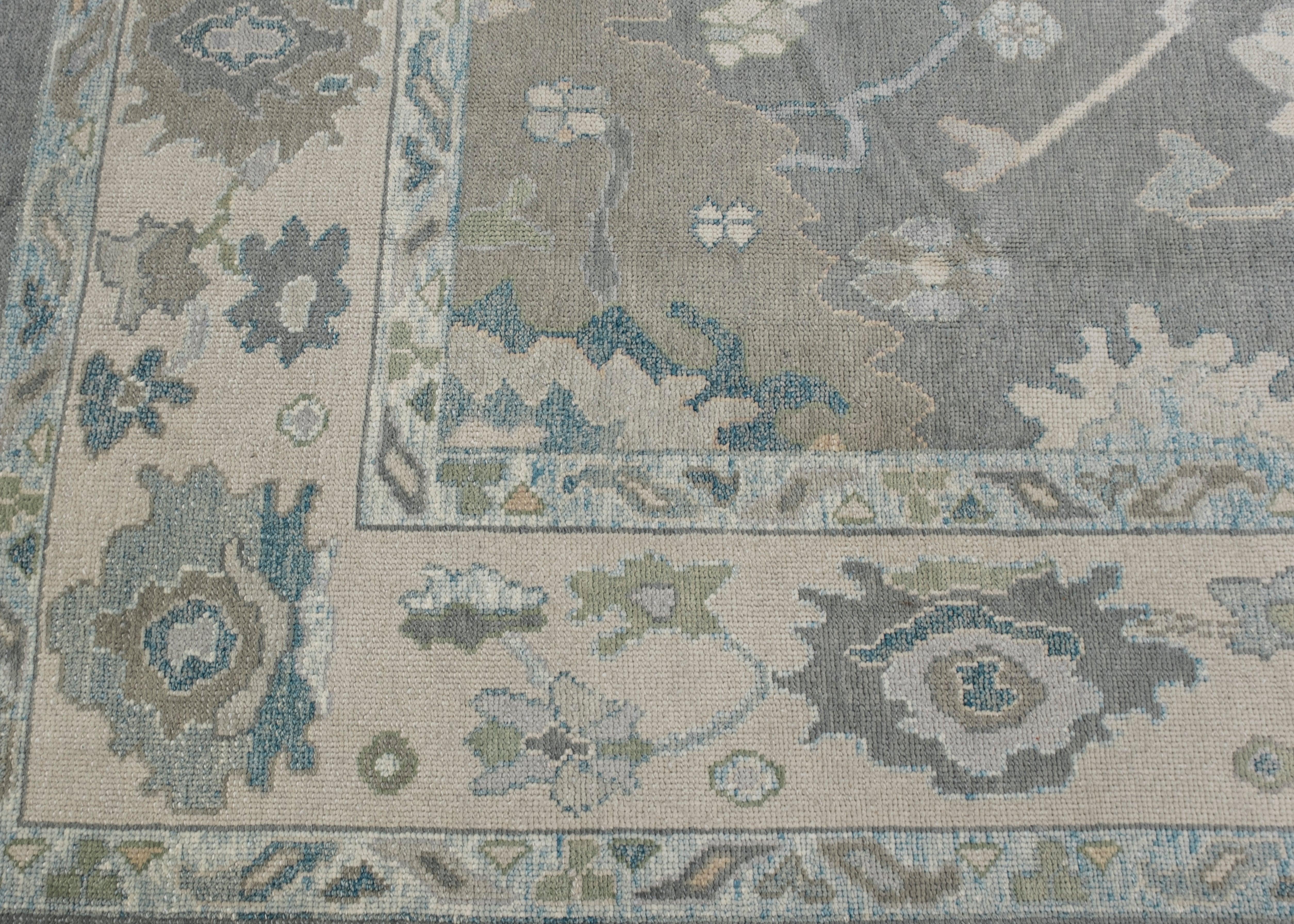 Türkischer Oushak-Teppich Oriental Handmade 9'7