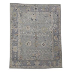 Turkish Oushak Rug Oriental Handmade Rug 9'5" x 11'9" #12183