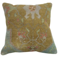 Turkish Oushak Rug Pillow