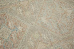 Turkish Oushak Rug Pink & Blue Handwoven Wool Rug 2'11" x 7'8"