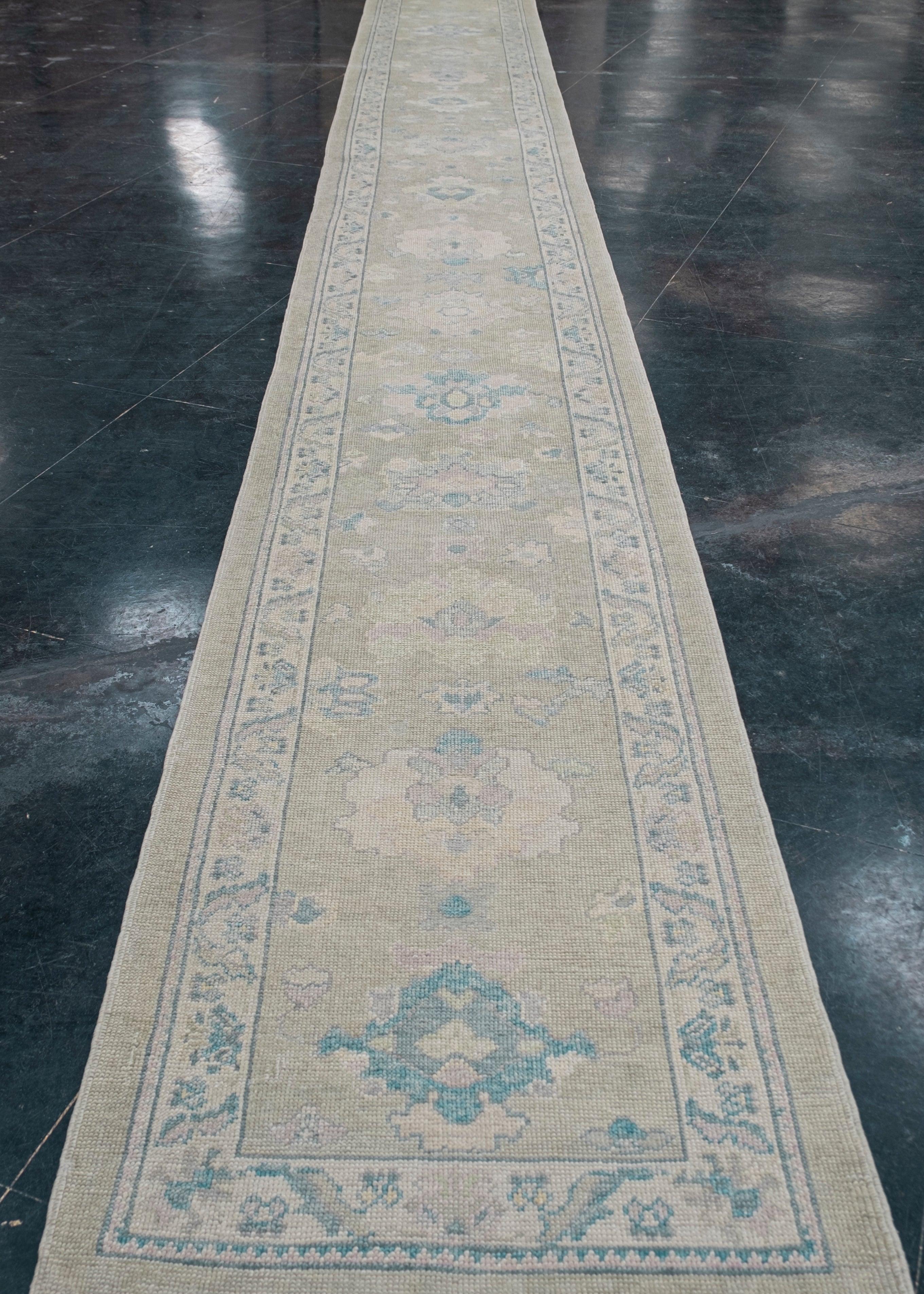 Alfombra Turca Oushak Traves de Mesa 2'10