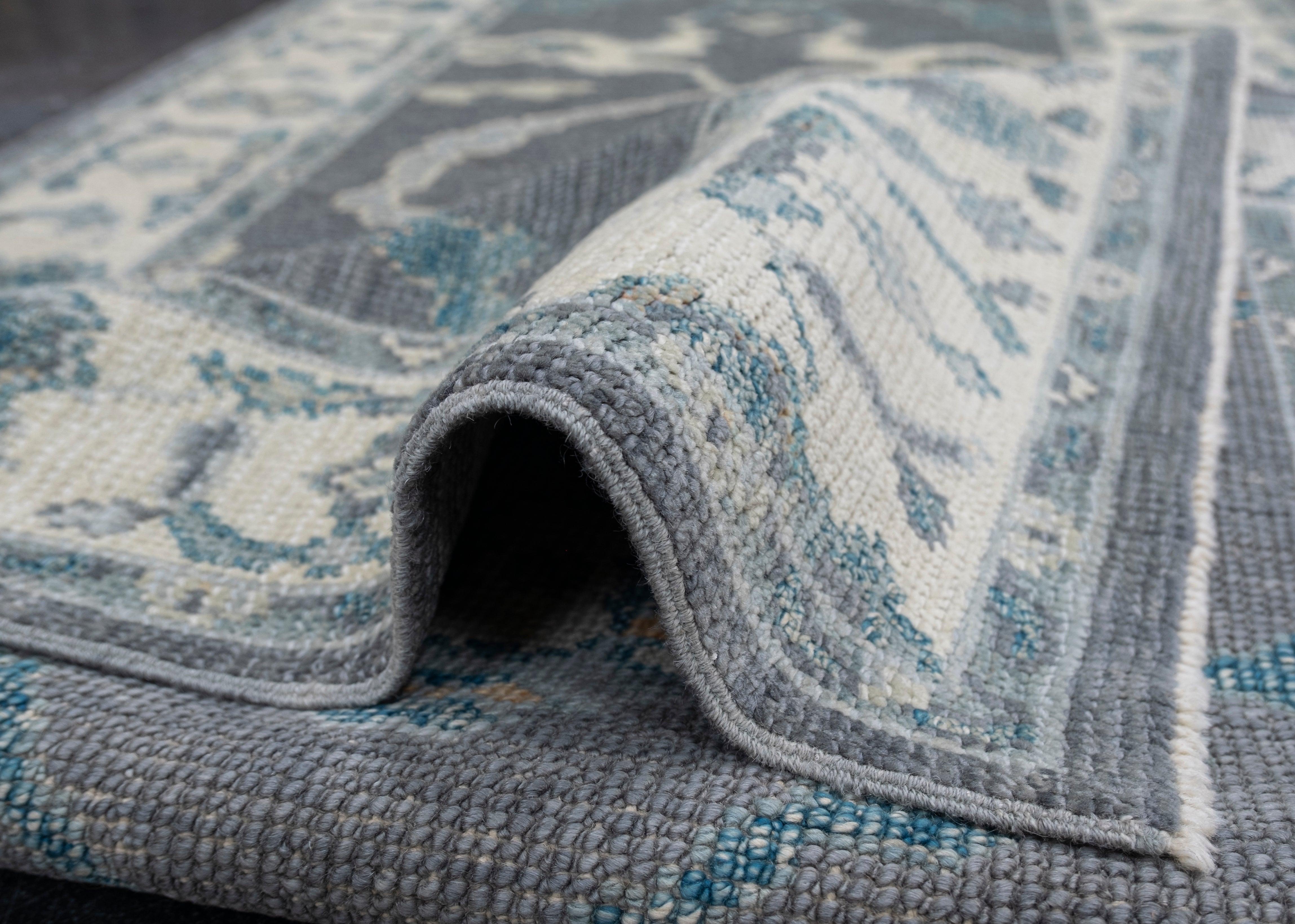 Turkish Oushak Rug Runner 2'10