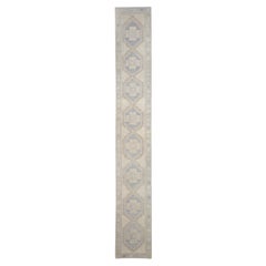 Türkischer Oushak-Teppich-Läufer 2'10" x 28'4" #11636