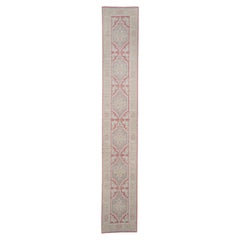 Tapis turc Oushak 2'11" x 18'1" n° 4727