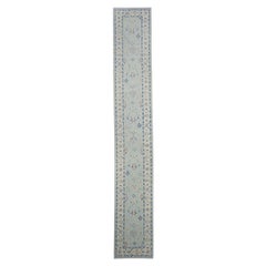 Tapis turc Oushak 2'11" x 18'6" n° 7288