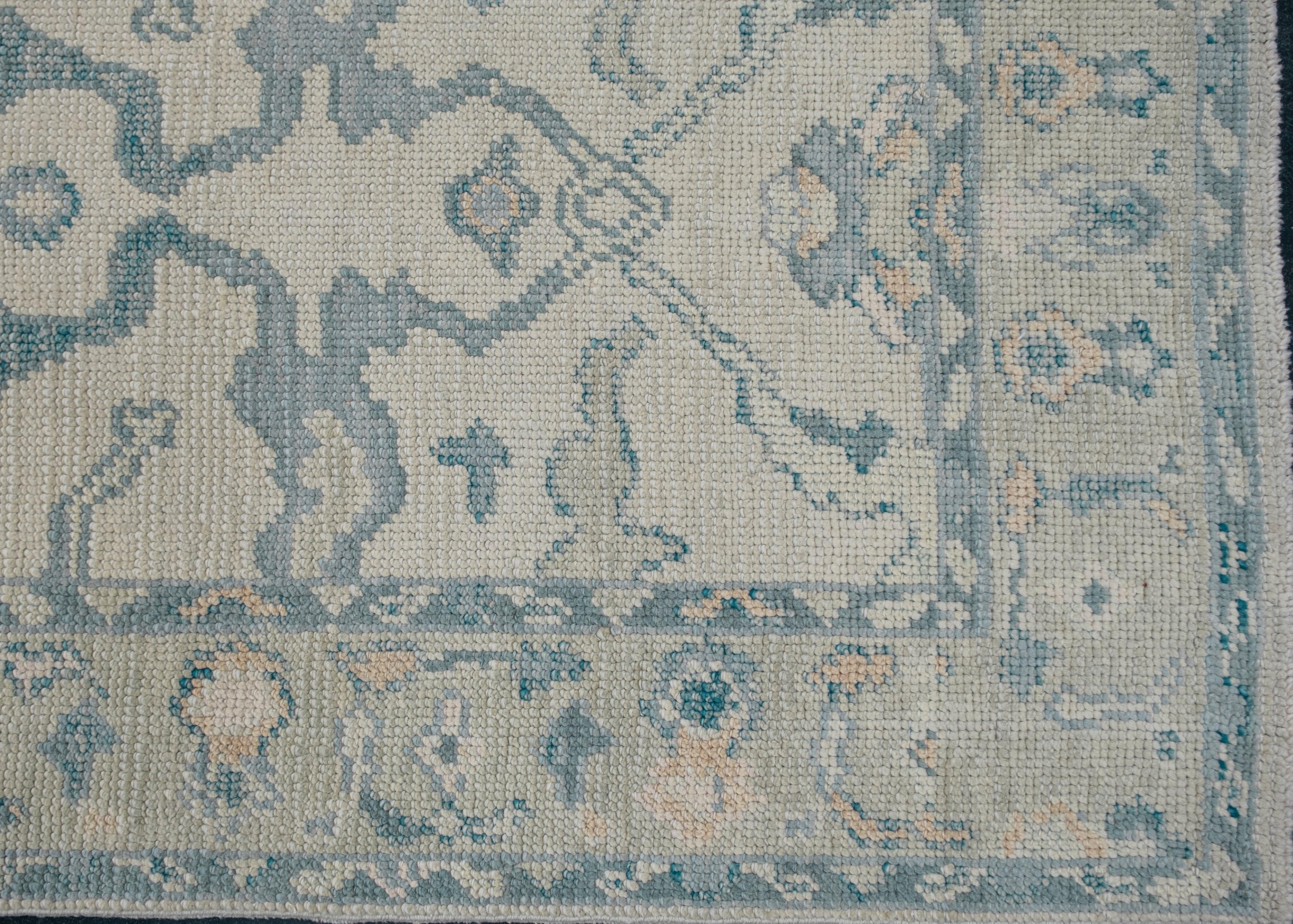 Oushak Rugs Oriental Hand Knots Rugs Turkish Oushak 9'4