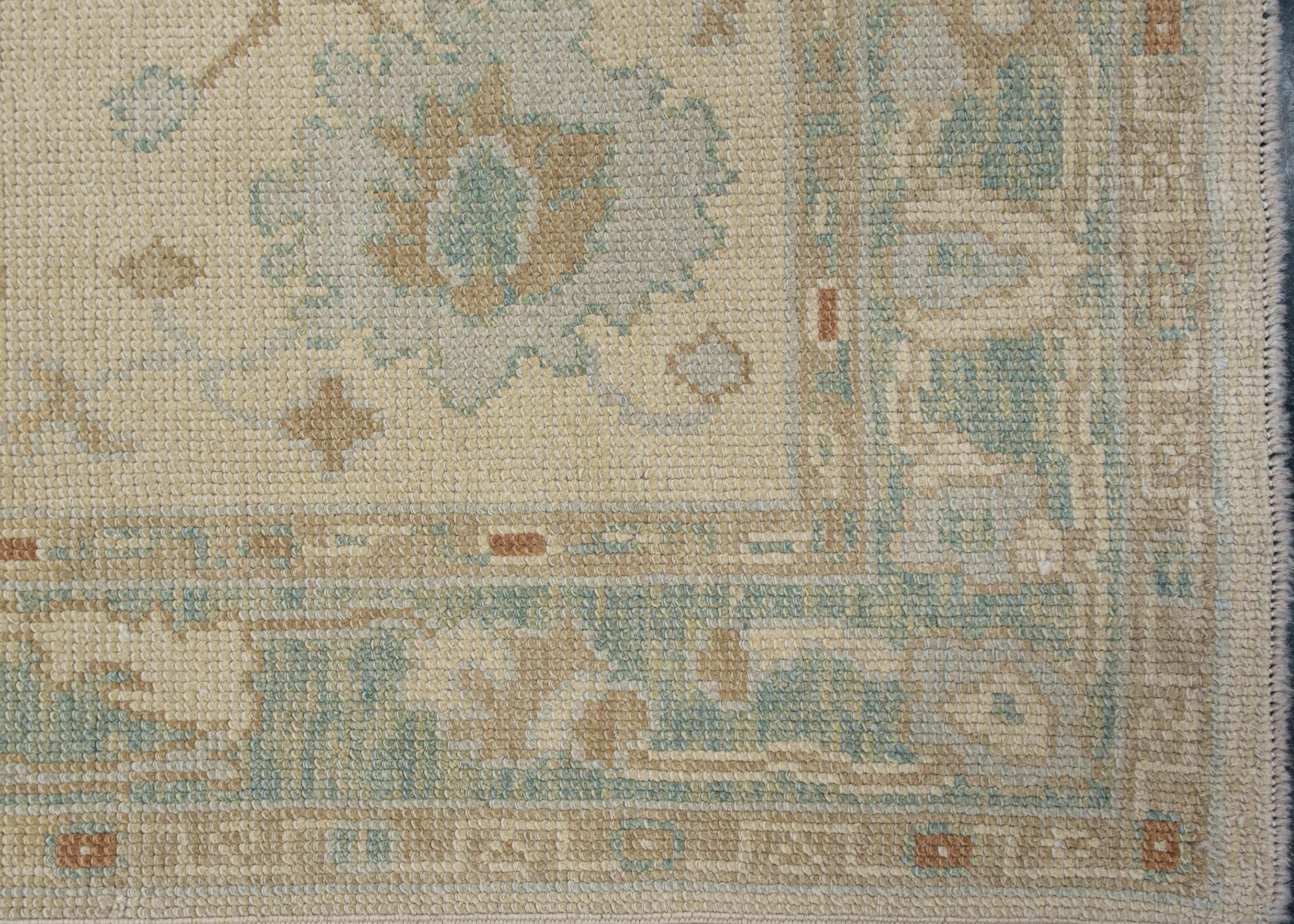 Oushak Rugs Orientale annodato a mano Turco Oushak 6'2
