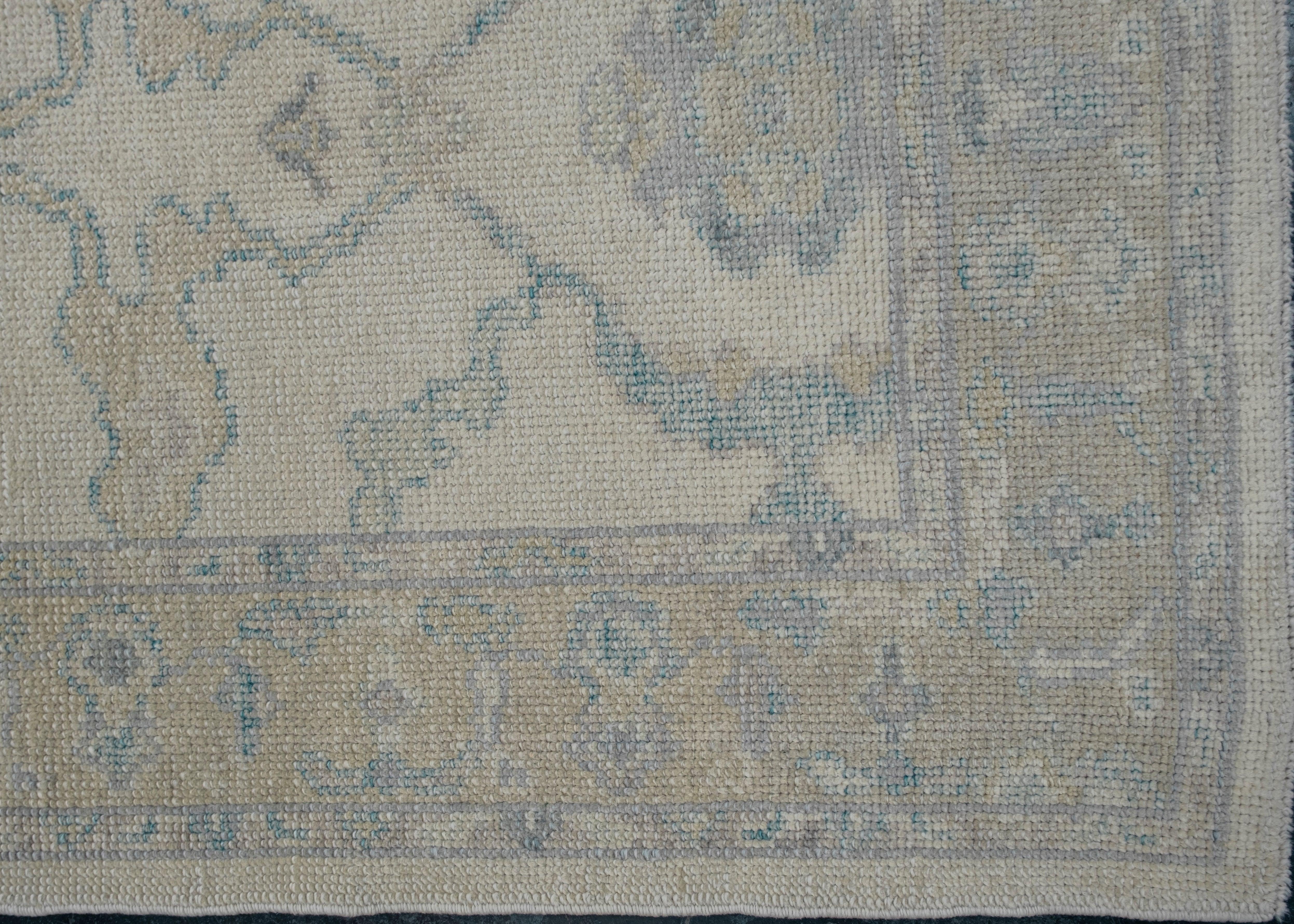 Oushak Rugs Oriental Hand Knoted Turkish Oushak 9' x 11'8
