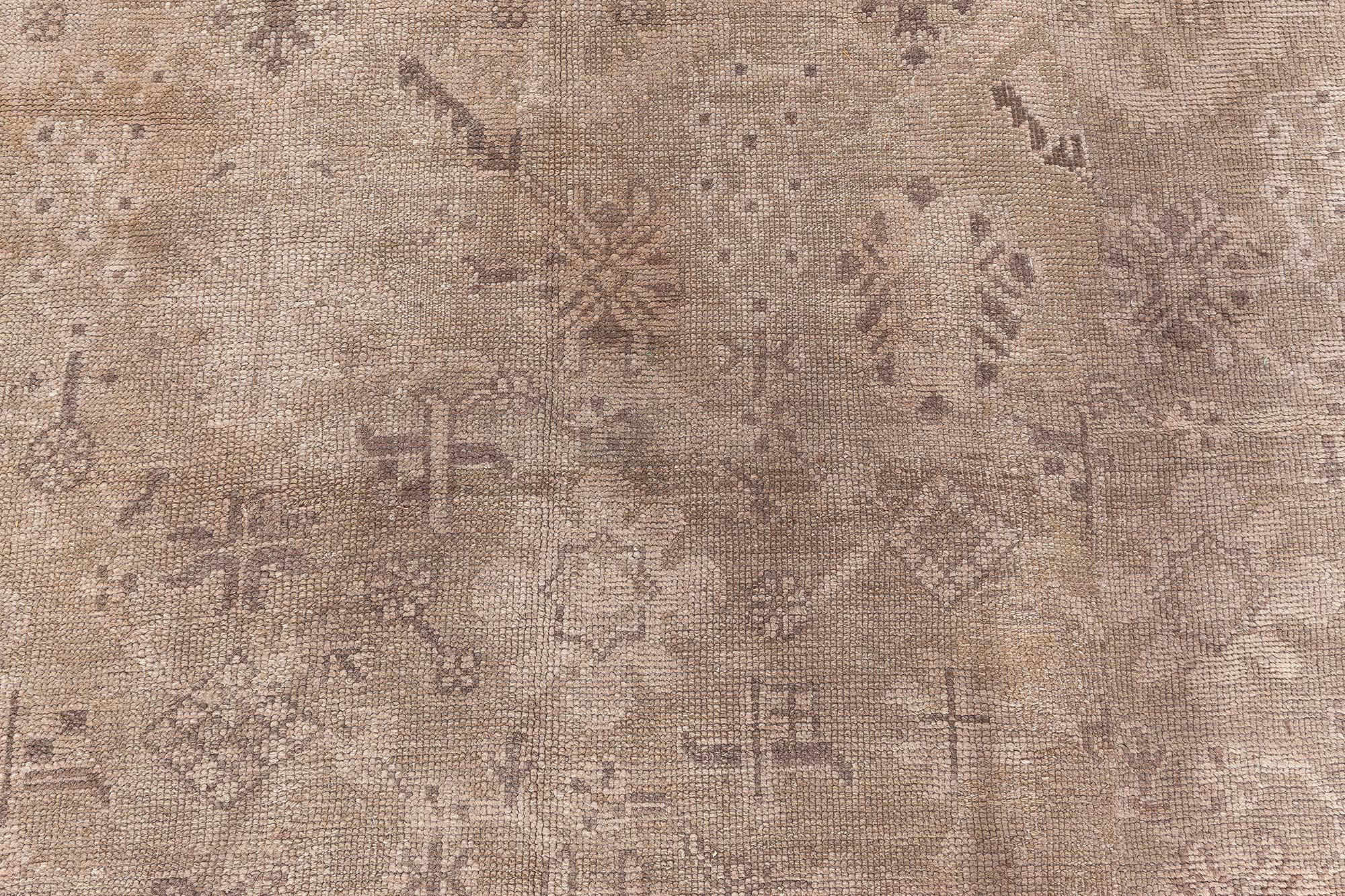 Tapis turc Oushak (taille ajustée)
Taille : 10'3