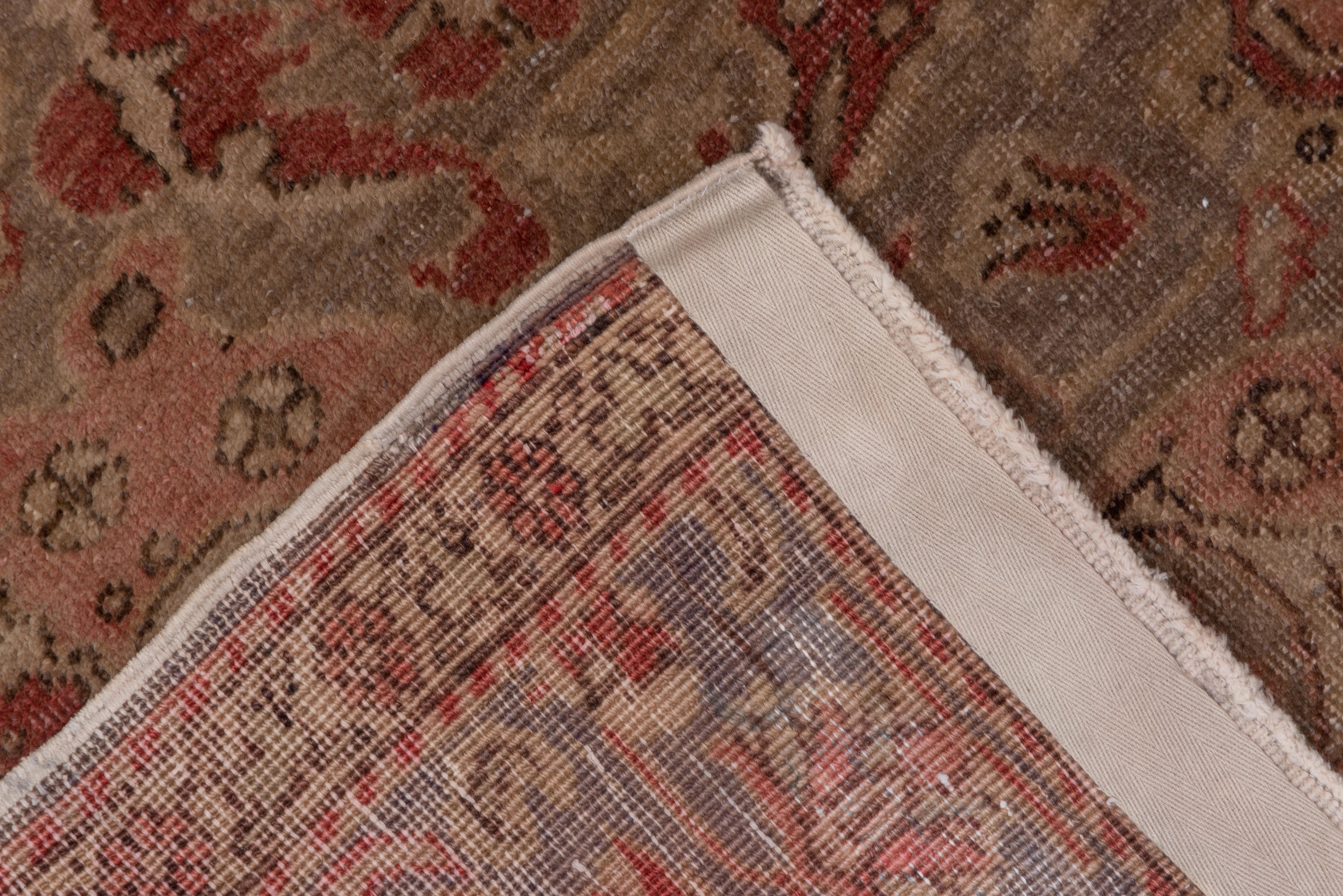 Wool Turkish Oushak Rug, Warm Tones For Sale