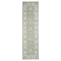 Turkish Oushak Runner Rug 2'10" x 10' #17962