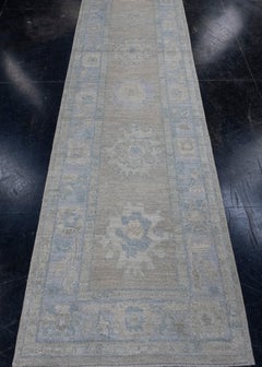 Turkish Oushak Runner Rug 2'10" x 10'1" #16207