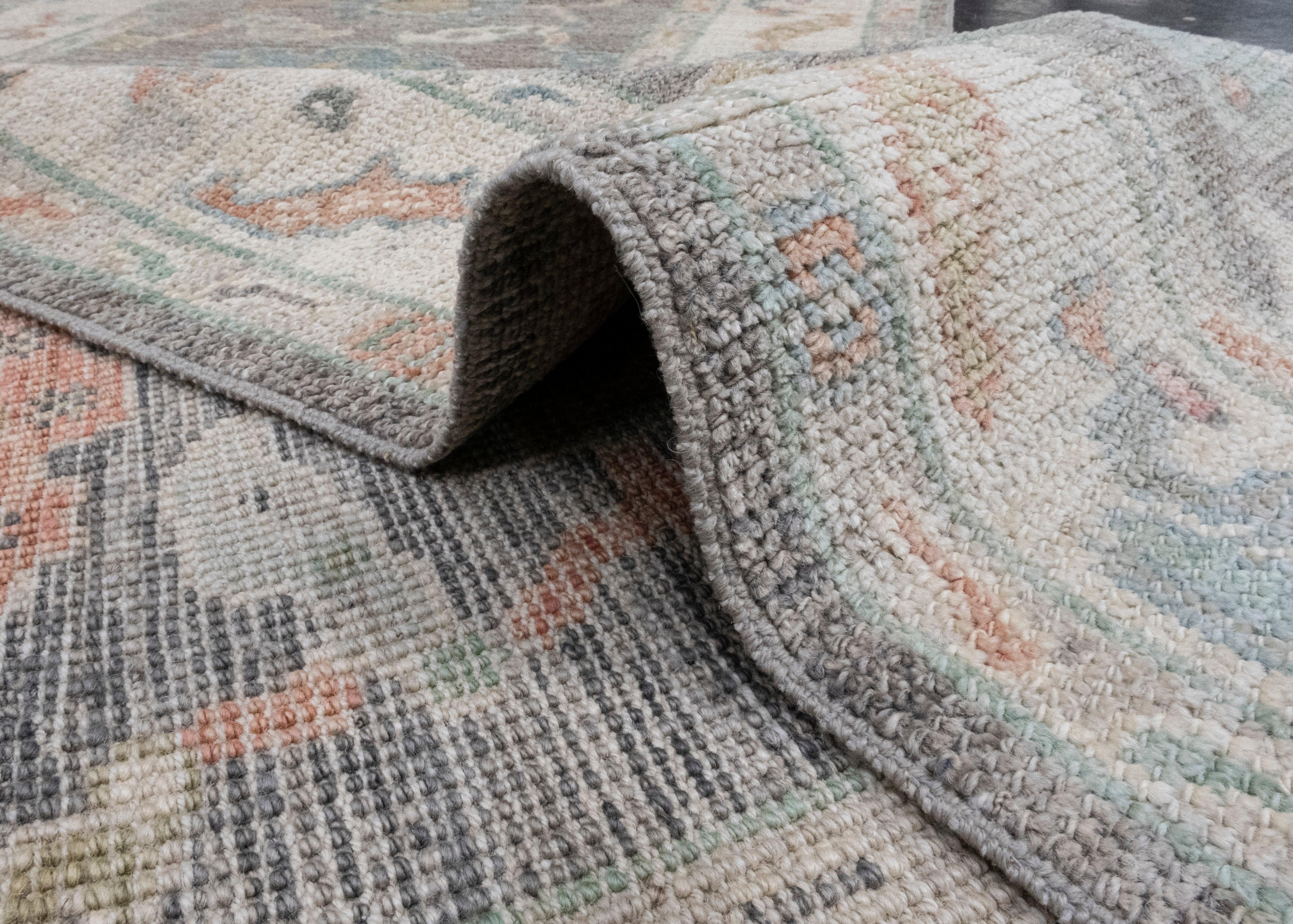 Tappeto Oushak Runner Turco 2'10