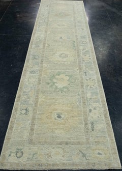 Turkish Oushak Runner Rug 2'10" x 11'4" #17519