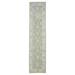 Turkish Oushak Runner Rug 2'10" x 12' #17815