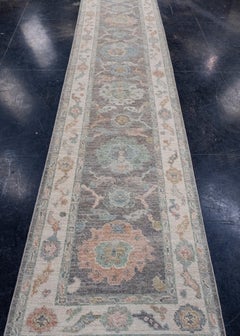 Turkish Oushak Runner Rug 2'10" x 12'6" #16260