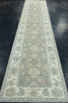 Turkish Oushak Runner Rug 2'10" x 14'1" #17919