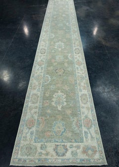 Turkish Oushak Runner Rug 2'10" x 15'11" #17901