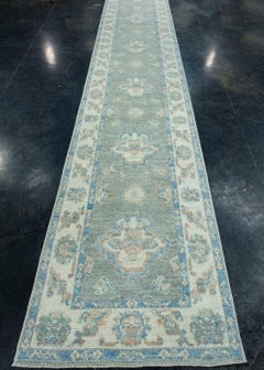 Turkish Oushak Runner Rug 2'10" x 16'1" #17746
