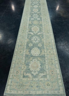 Turkish Oushak Runner Rug 2'10" x 16'3" #17841