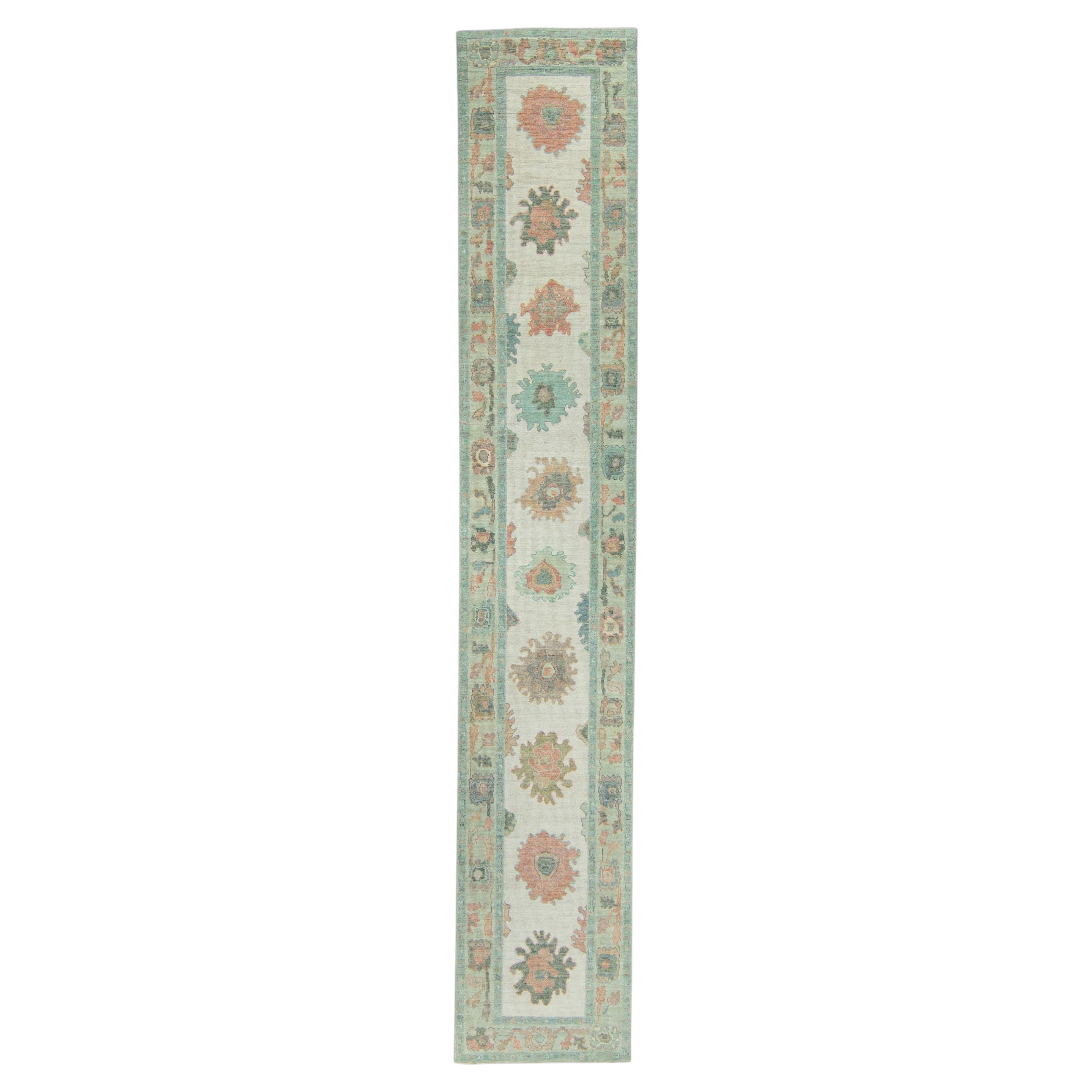 Turkish Oushak Runner Rug 2'10" x 16'6" #17460