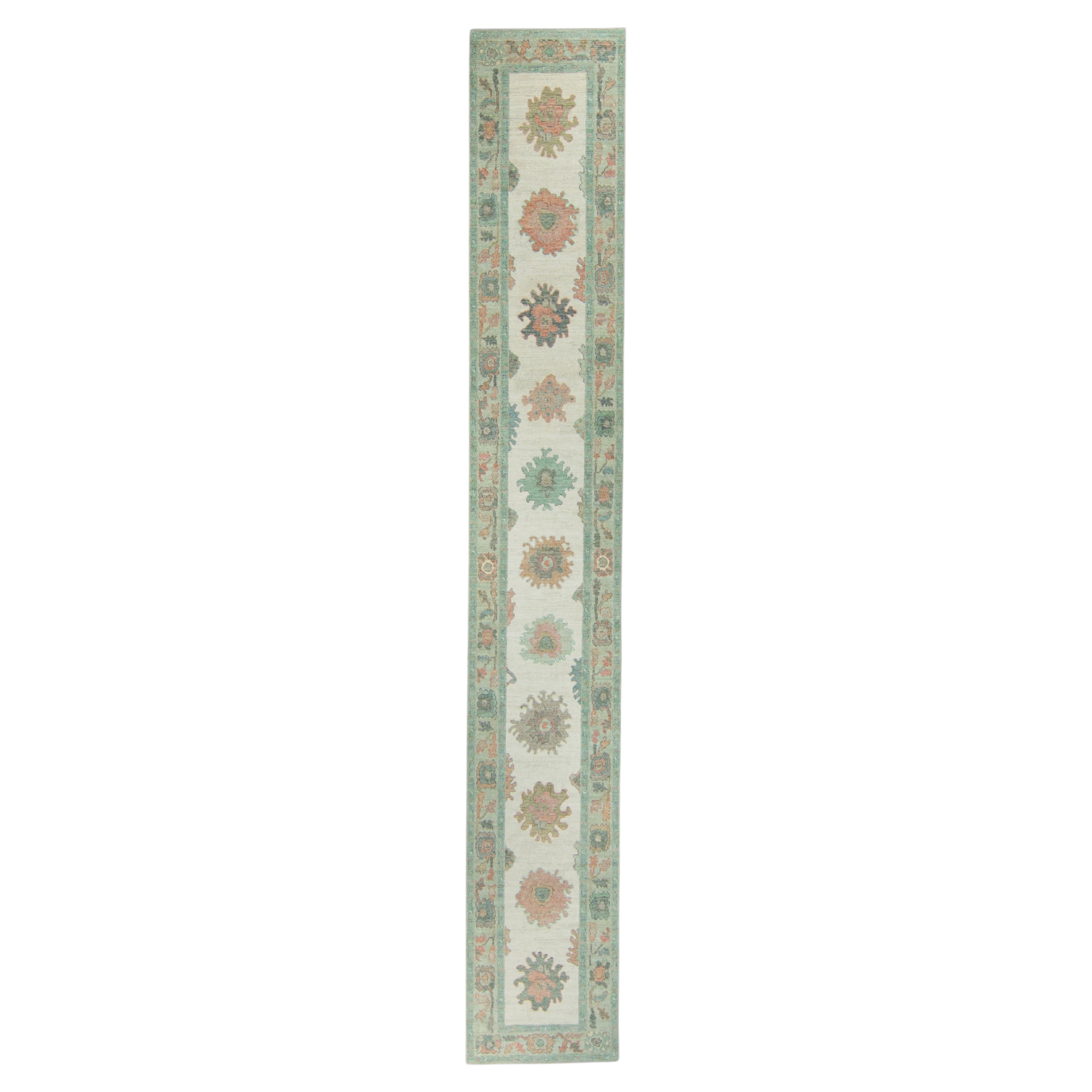 Turkish Oushak Runner Rug 2'10" x 18'9" #17360