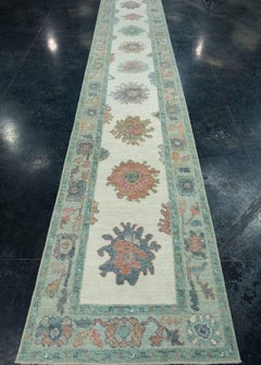 Turkish Oushak Runner Rug 2'10" x 18'9" #17405