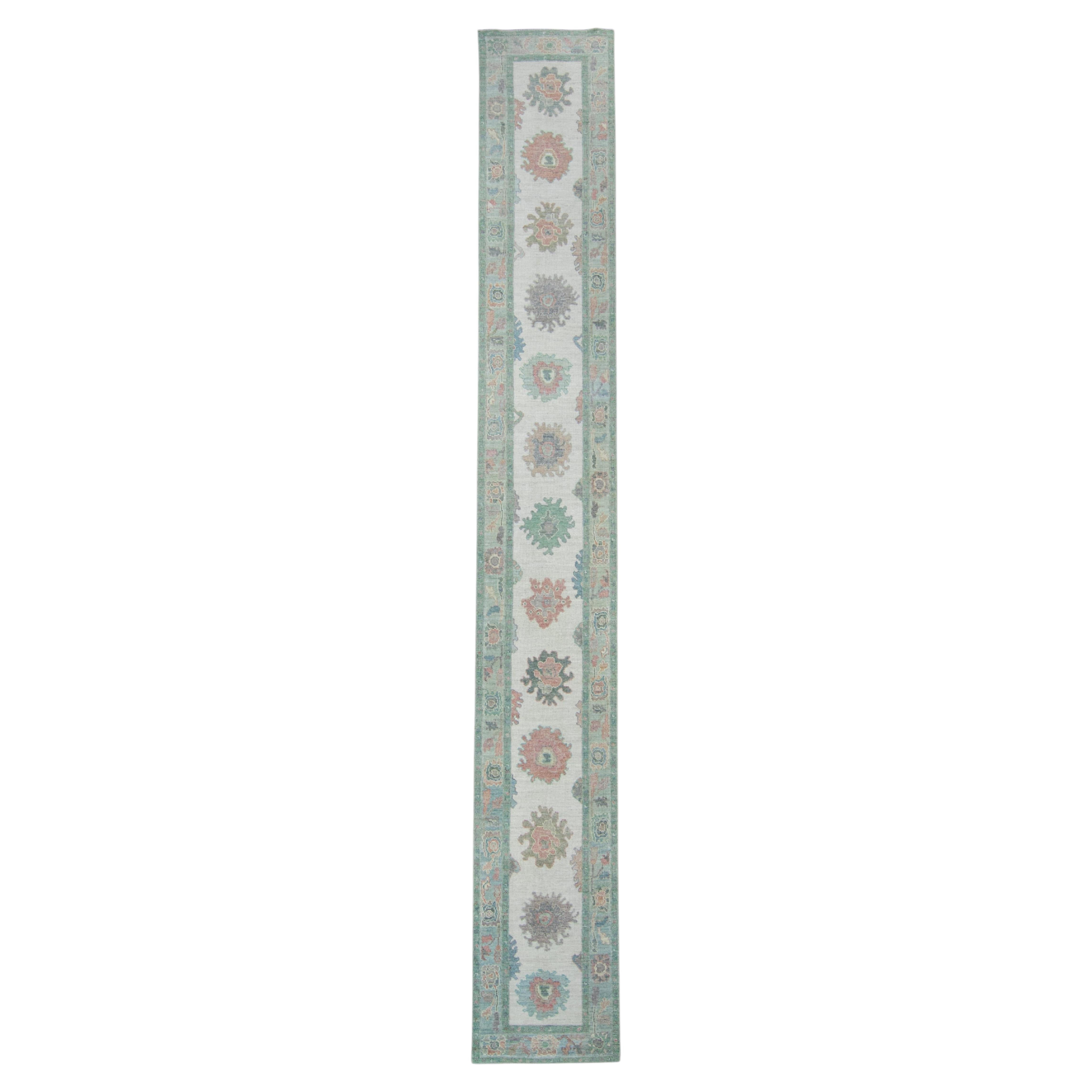 Turkish Oushak Runner Rug 2'10" x 20'6" #17409