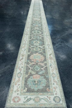 Turkish Oushak Runner Rug 2'10" x 26'6" #17524