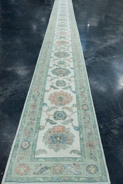 Turkish Oushak Runner Rug 2'10" x 29'5" #17457