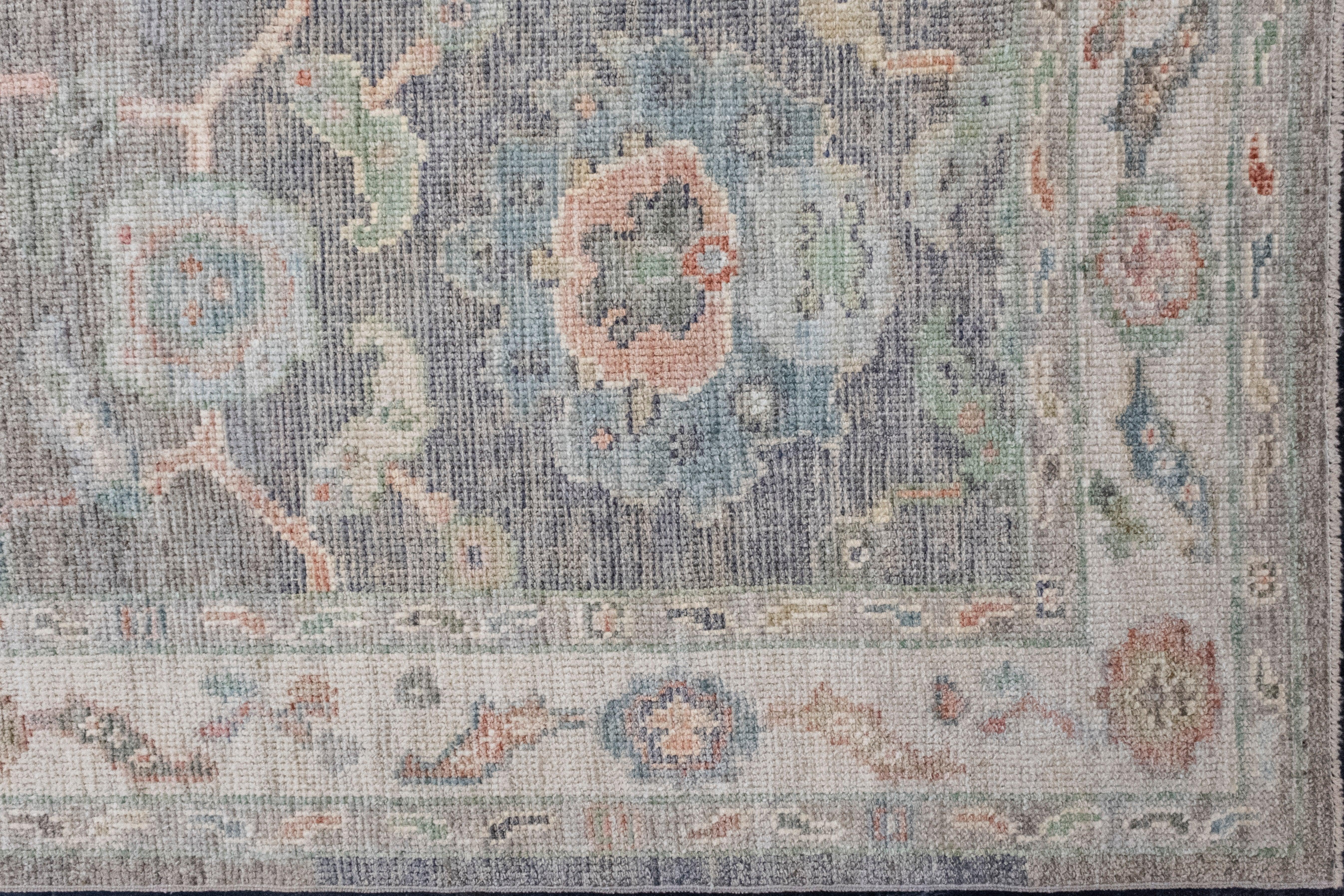 Tappeto Oushak Runner turco 2'10