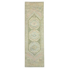 Tappeto turco Oushak da corridoio 66 cm x 3 m #17237
