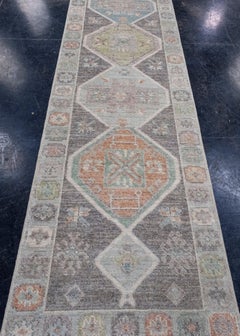 Turkish Oushak Runner Rug 2'11" x 11'11" #16173