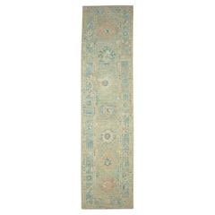 Turkish Oushak Runner Rug 2'11" x 11'5" #17438