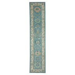 Turkish Oushak Runner Rug 2'11" x 13'2" #17192