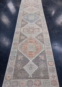 Turkish Oushak Runner Rug 2'11" x 13'9" #16416