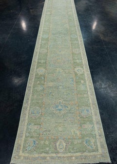 Turkish Oushak Runner Rug 2'11" x 16' #17941