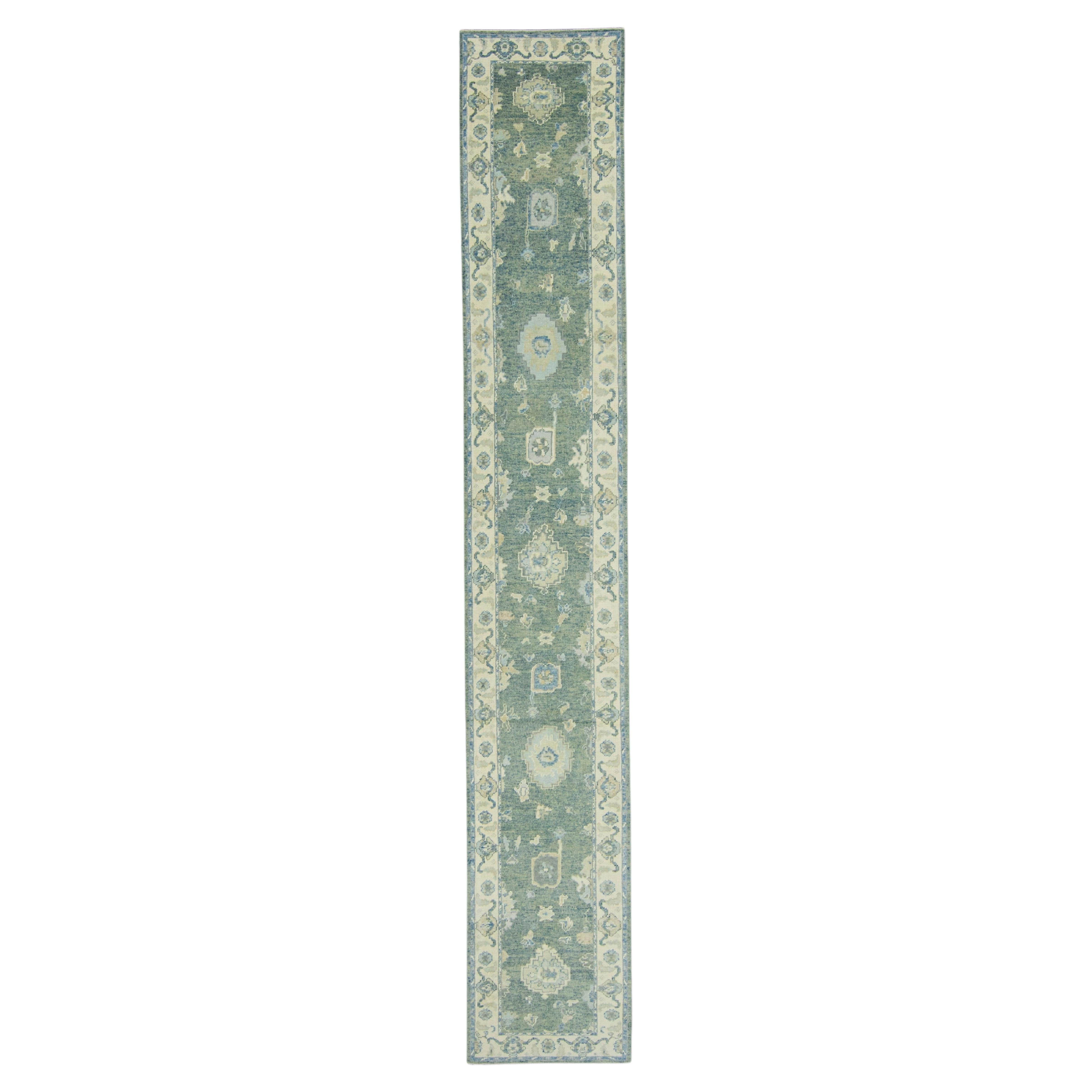 Turkish Oushak Runner Rug 2'11" x 18' #18006