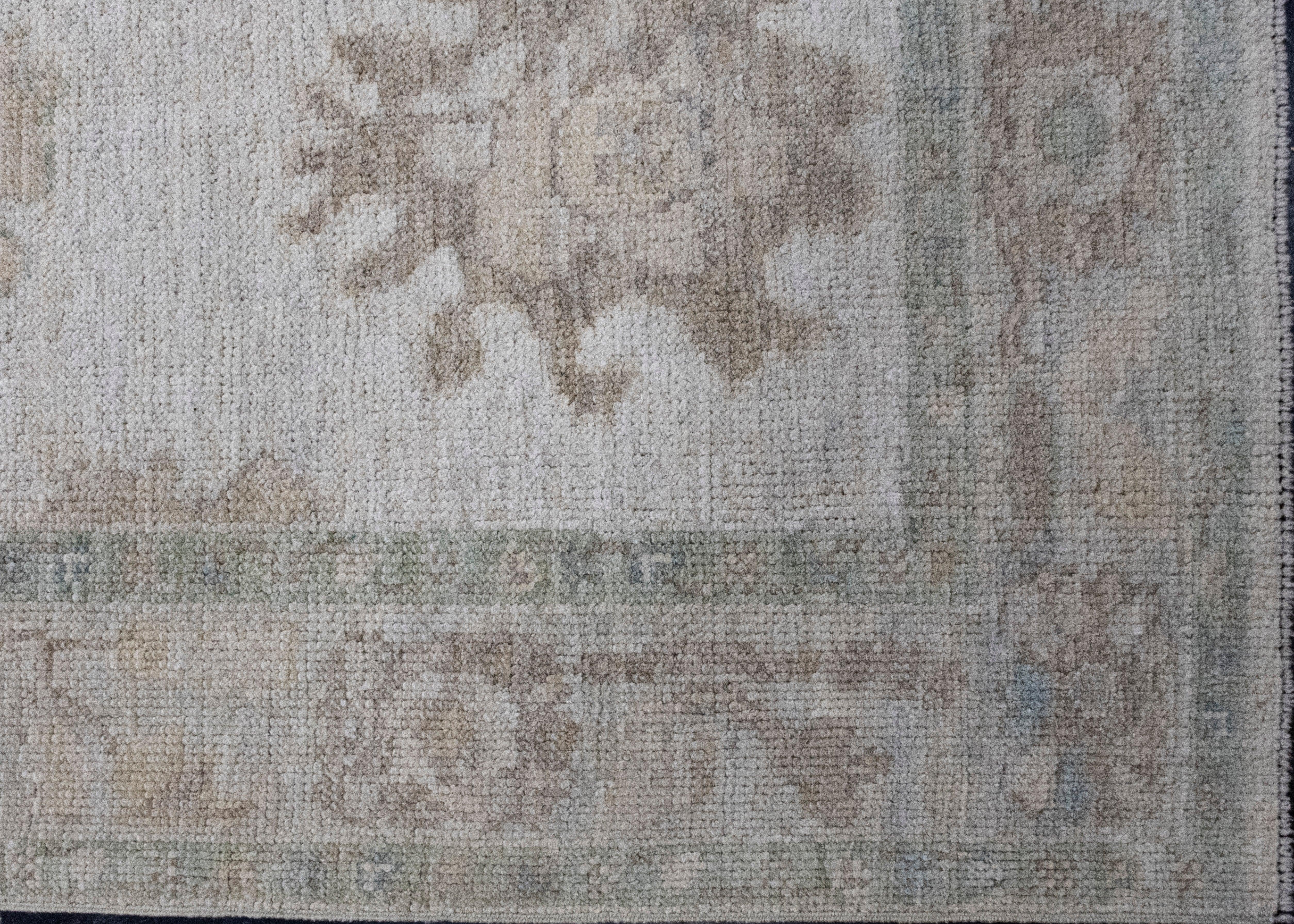 Tappeto Oushak Runner Turco 2'11