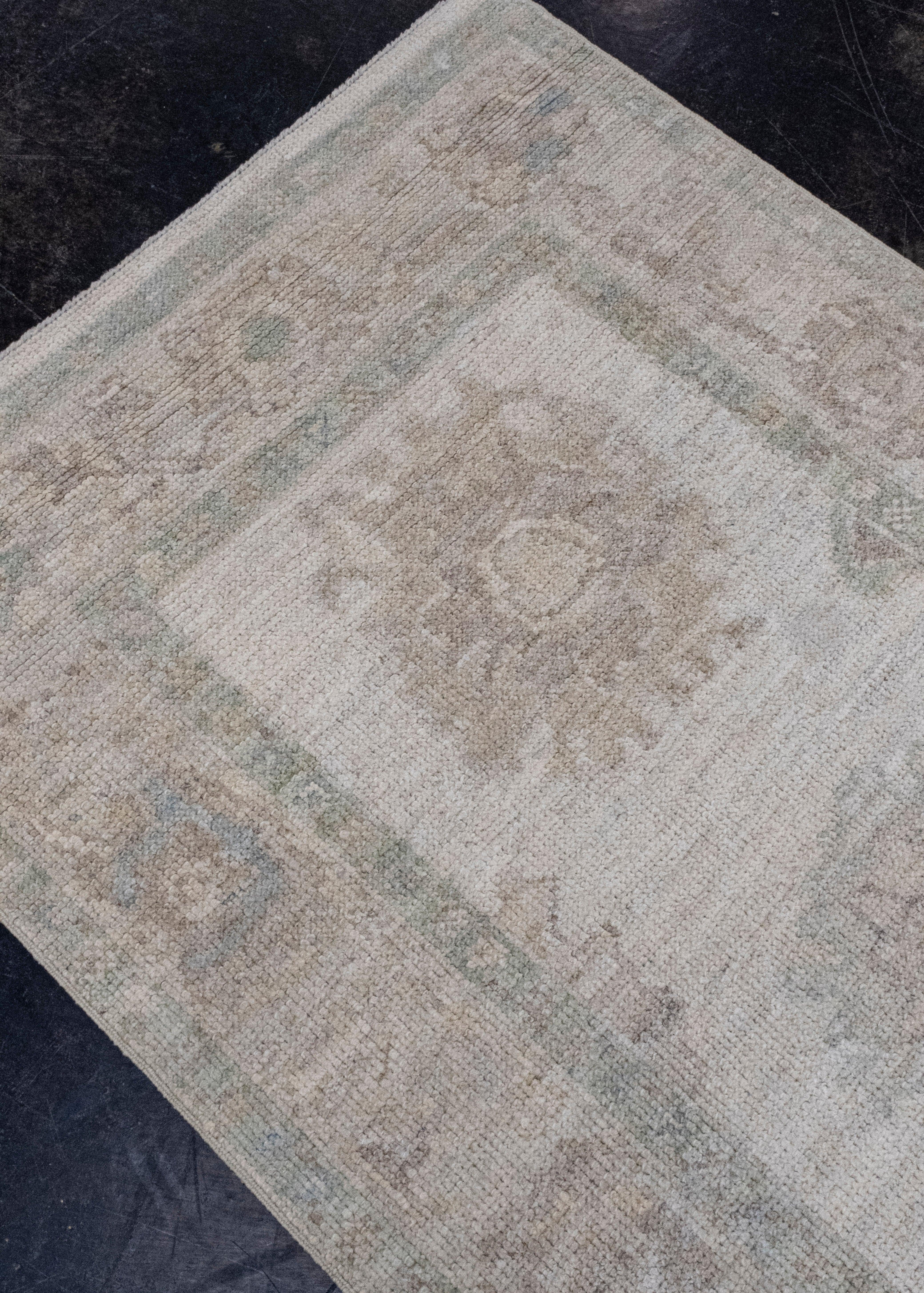 Lana Tappeto Oushak Runner Turco 2'11