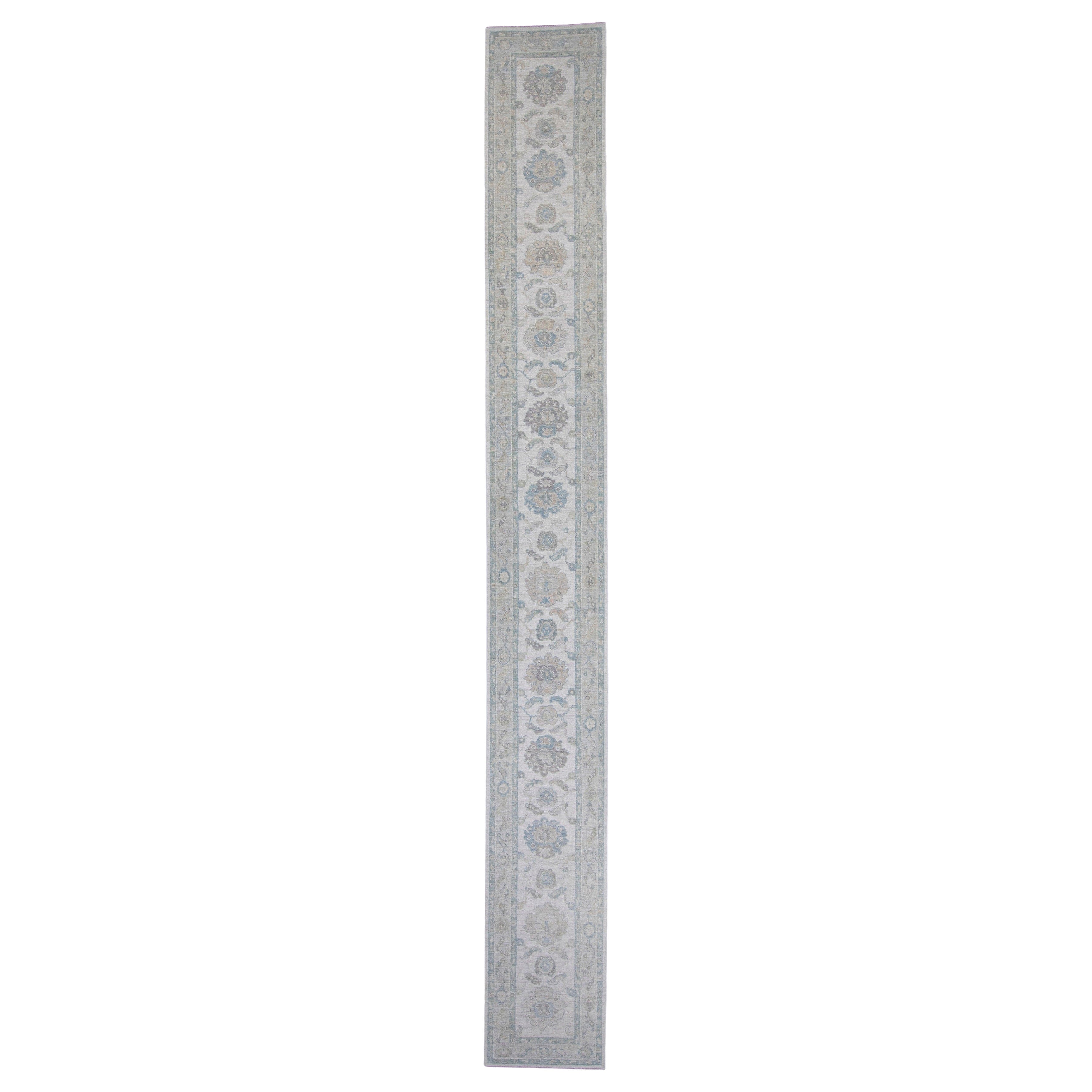 Tappeto Oushak Runner Turco 2'11" x 24'11" #16306