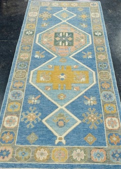Turkish Oushak Runner Rug 2'11" x 6'6" #17176