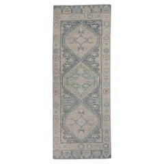 Tappeto Oushak Runner turco 2'11" x 7'9" #16406