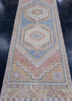 Turkish Oushak Runner Rug 2'11" x 8'4" #16558