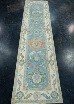 Turkish Oushak Runner Rug 2'2" x 8'3" #17166