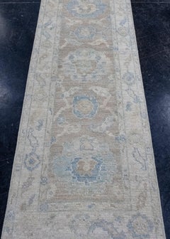 Turkish Oushak Runner Rug 2'3" x 10'1" #16197