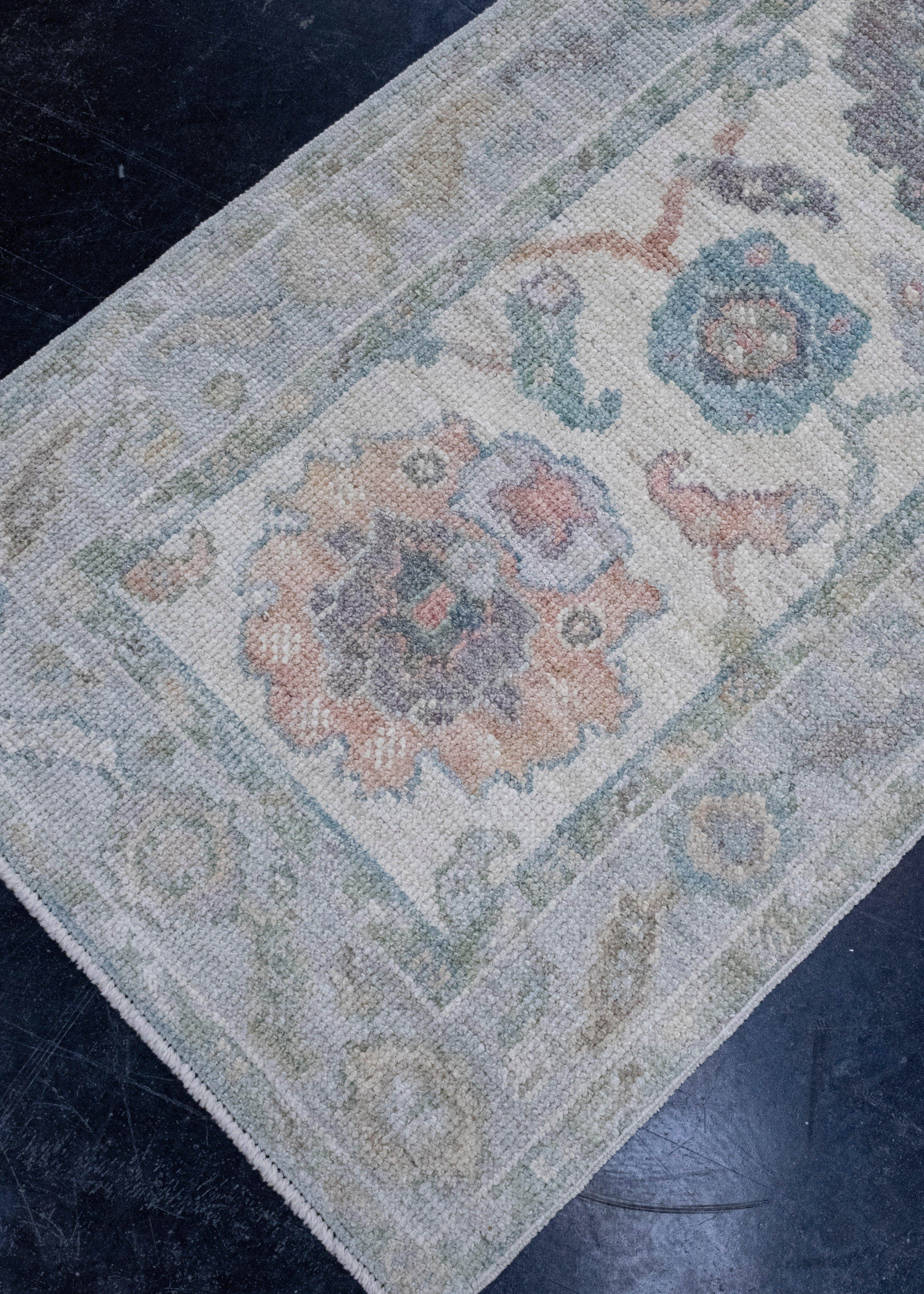 Turco Tappeto Oushak Runner turco 2'3