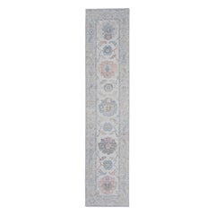 Tappeto Oushak Runner turco 2'3" x 10'2" #16242