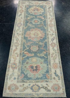 Tappeto turco Oushak da corridoio 70 cm x 178 cm #17262