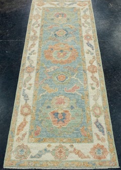 Turkish Oushak Runner Rug 2'3" x 5'11" #17231